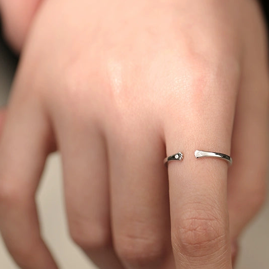 Cat Nail Ring【Silver925】