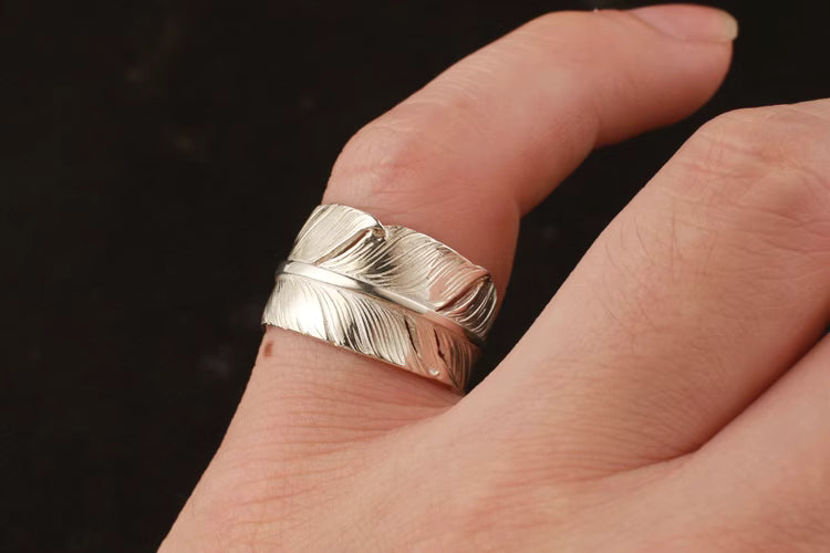 Feather Ring【Silver925】