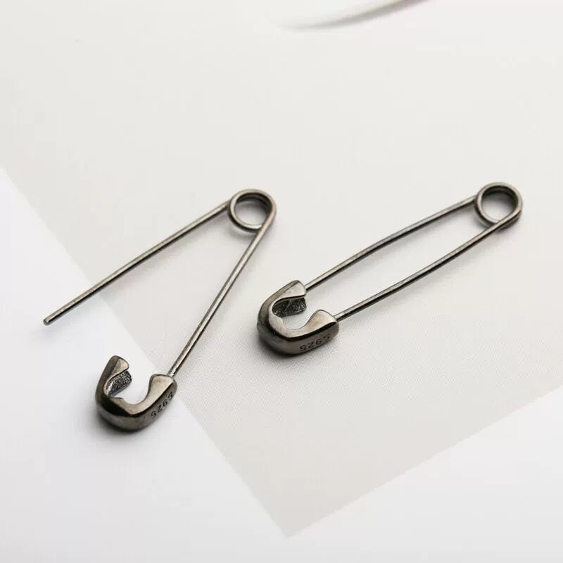 Heart Safety Pin Pierce【Silver925】