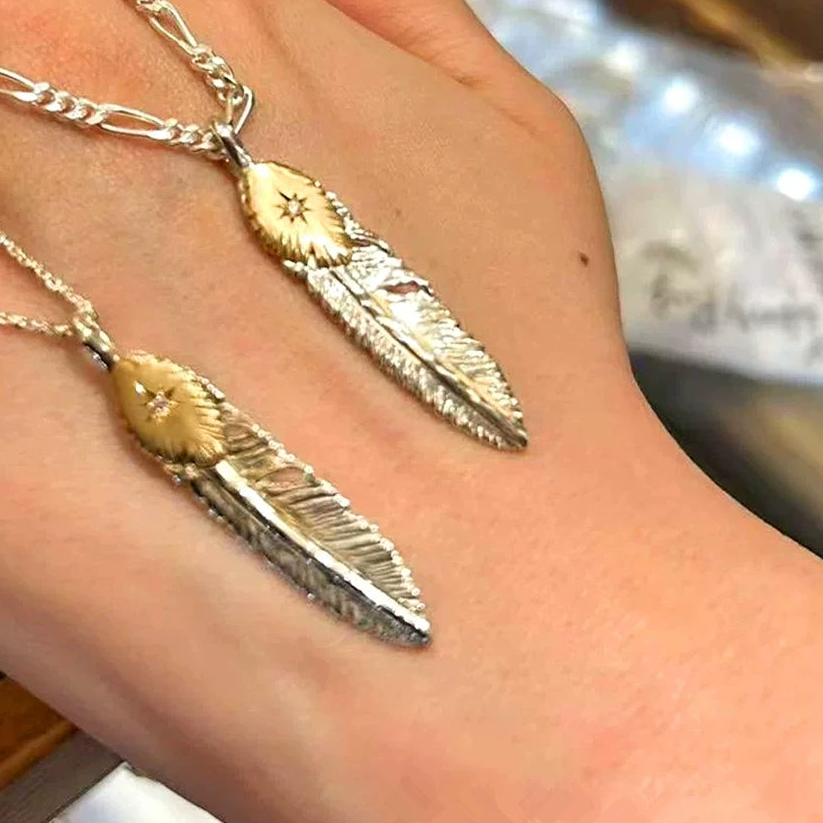 Feather Charm【Silver925】