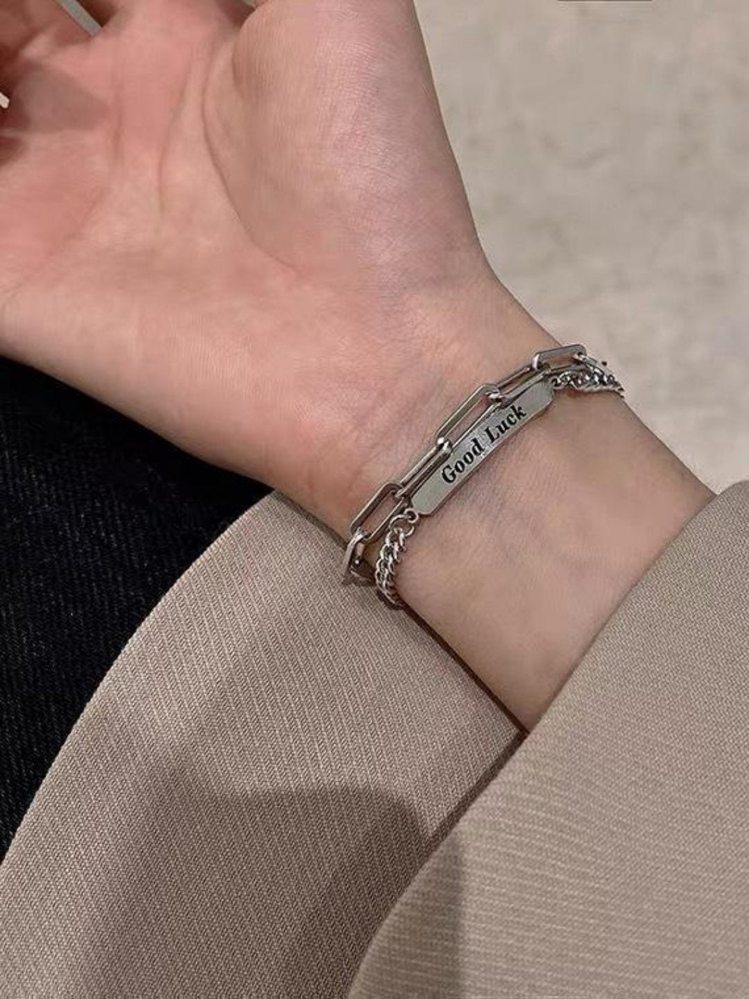 Silver bracelet ax08 - AXES