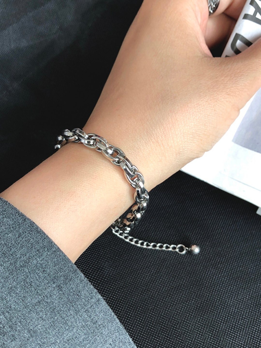 Silver bracelet ax09 - AXES
