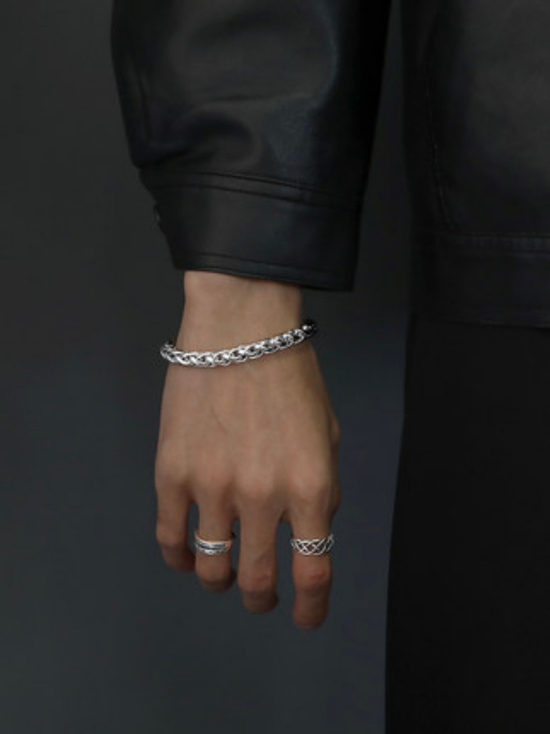 Silver bracelet ax36 - AXES