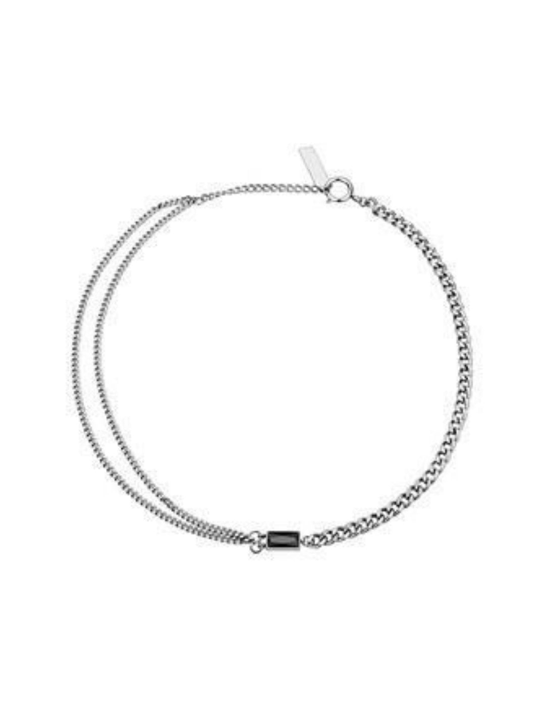 Silver necklace ax25 - AXES