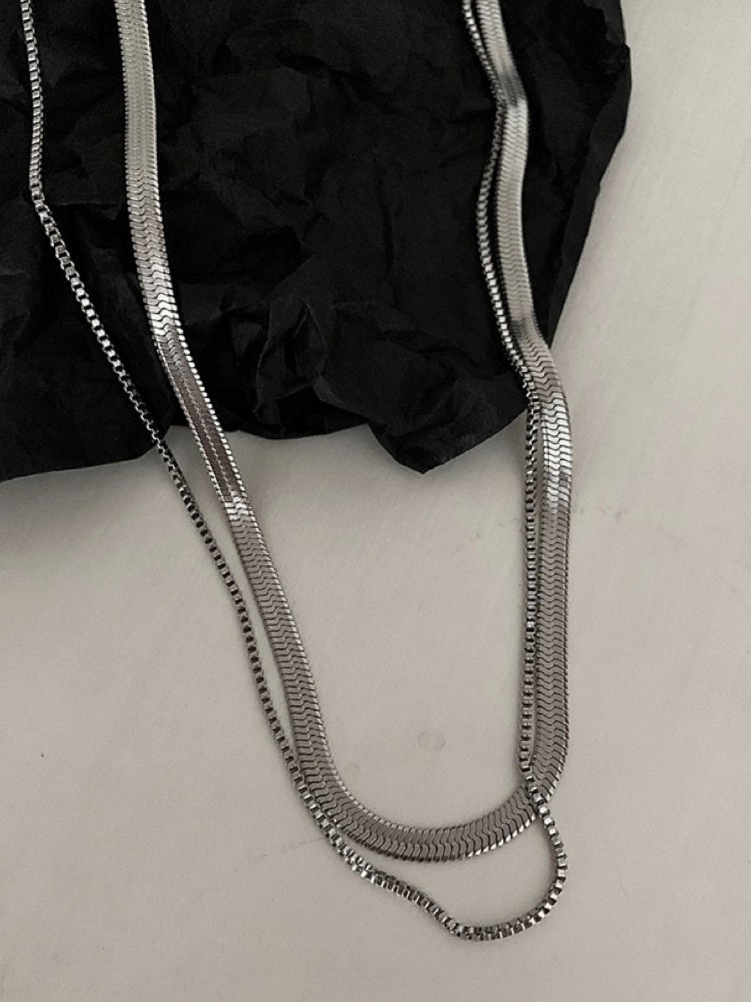 Silver necklace ax29 - AXES
