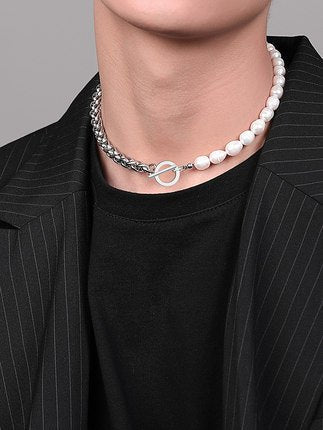 Silver necklace ax66 - AXES